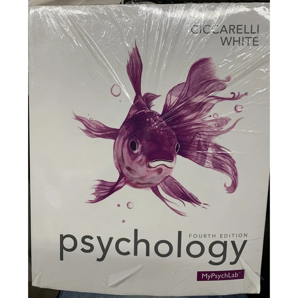 NEW 3 Days to US / CA Psychology 4E Saundra Ciccarelli Noland White 4th Edition